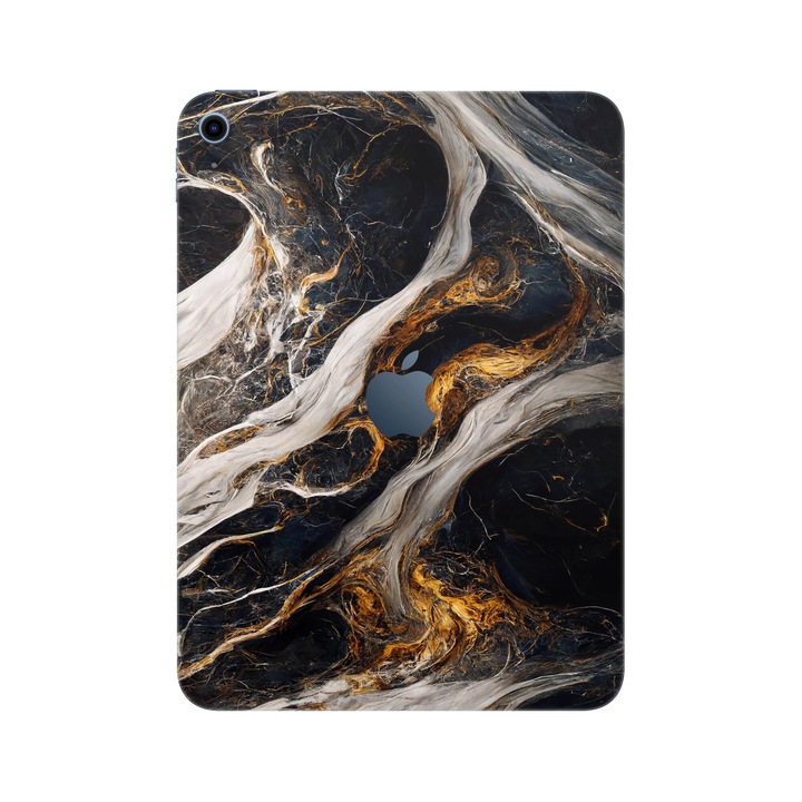 Folie de protectie pentru iPad 10.2" (8th Gen), Colectia Signature, Skin Spate cu laterale unite, Luxe Nebula