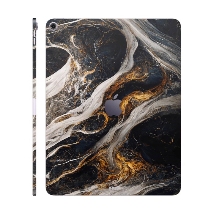 Folie de protectie pentru iPad Air 13" (2024), Colectia Signature, Skin Spate cu laterale separate, Luxe Nebula