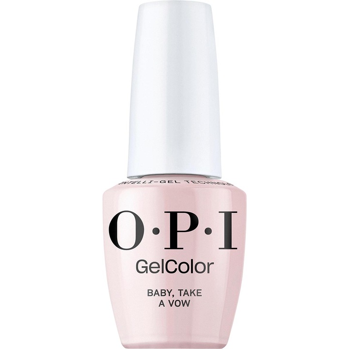 Lac de unghii semipermanent vegan si hema-free OPI Gel Color, Baby, Take a Vow, 15 ml