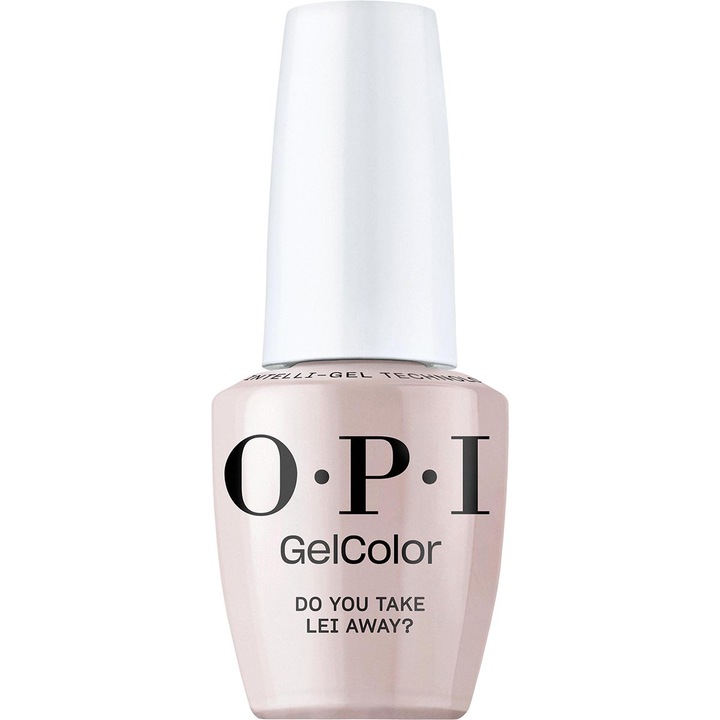 Lac de unghii semipermanent vegan si hema-free OPI Gel Color, Do You Take Lei Away?, 15 ml