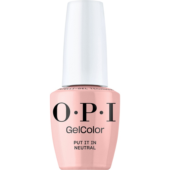 Lac de unghii semipermanent vegan si hema-free OPI Gel Color, Put It in Neutral, 15 ml