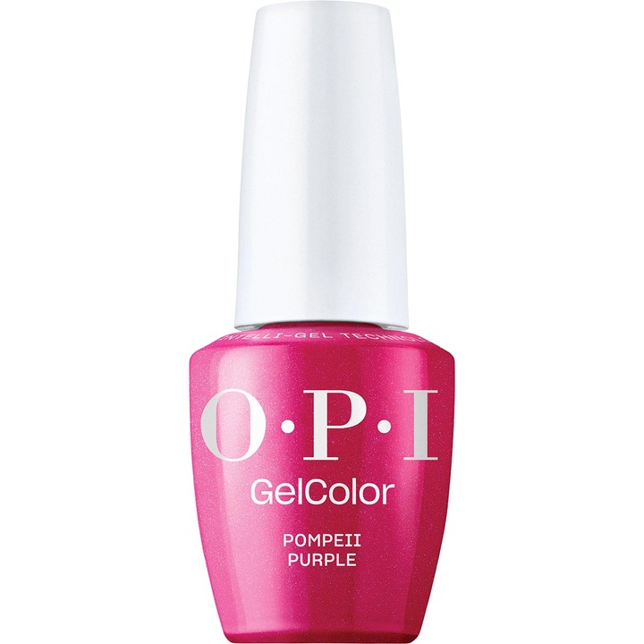 Lac de unghii semipermanent vegan si hema-free OPI Gel Color, Pompeii Purple, 15 ml
