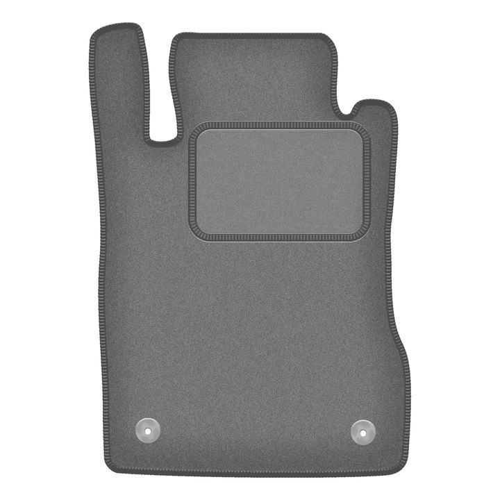 Covoras auto sofer din velur, pentru: Mercedes W211 4Matic (2003-2009) berlina, break grafit