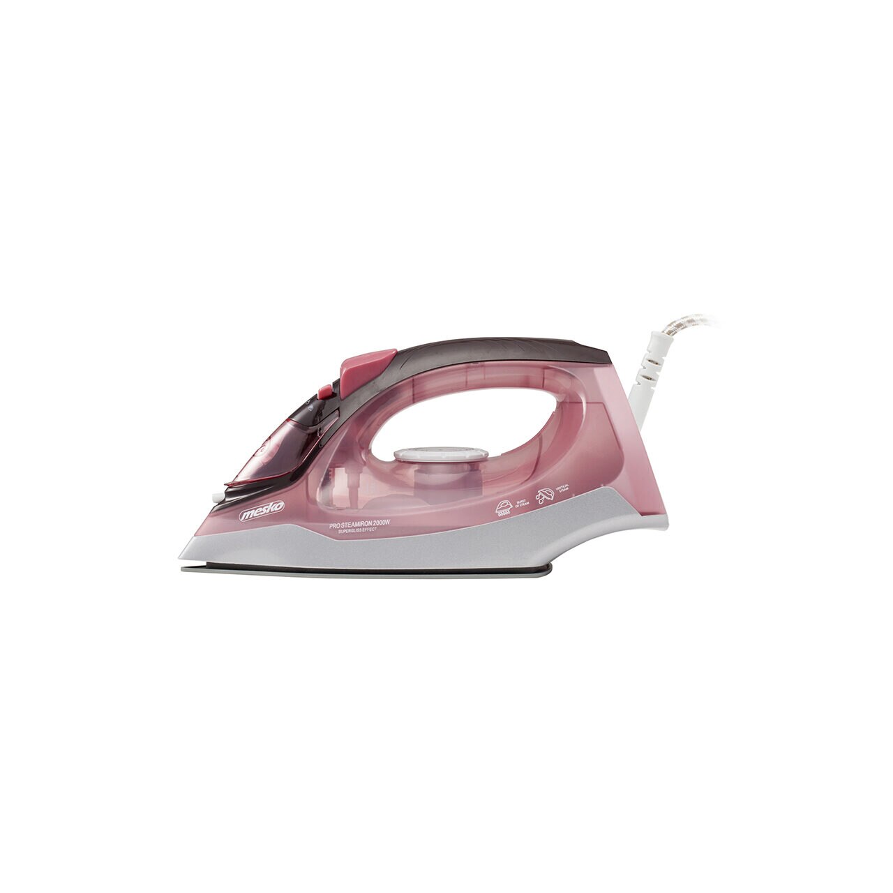 Fier de calcat cu talpa ceramica, 2200W, Anti-picurare, Termostat reglabil, calcare verticala