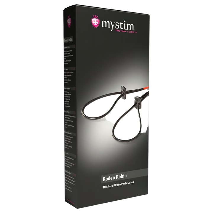 Curea electro Rodeo Robin, mystim, negru