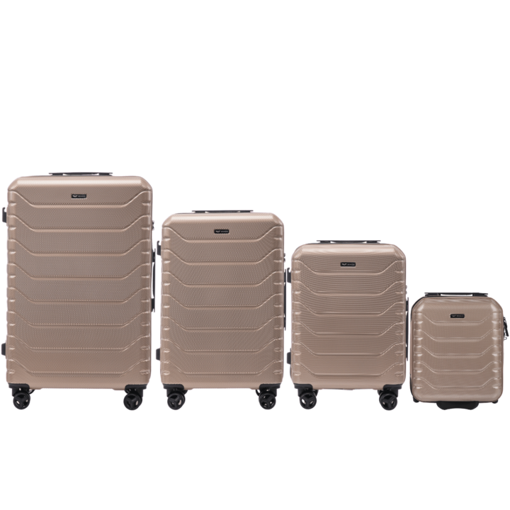 Set 4 trolere Wings, policarbonat, auriu