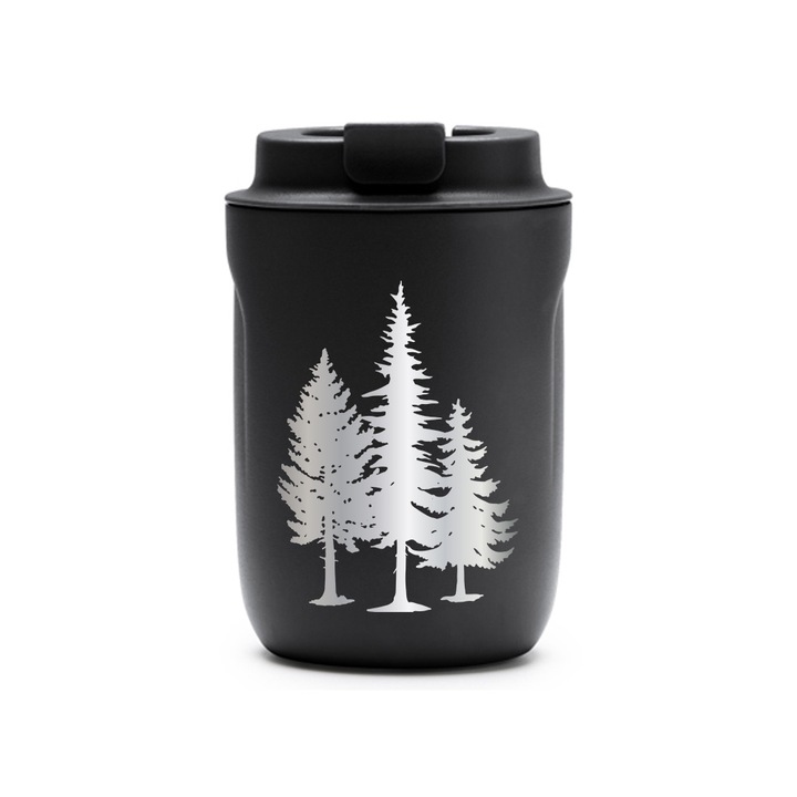 Термос чаша Intelli® Travel Mag Tanik, Nature, без BPA, поддържа напитката гореща или студена, вместимост 250 мл, черна, 1878334 TaBL 39