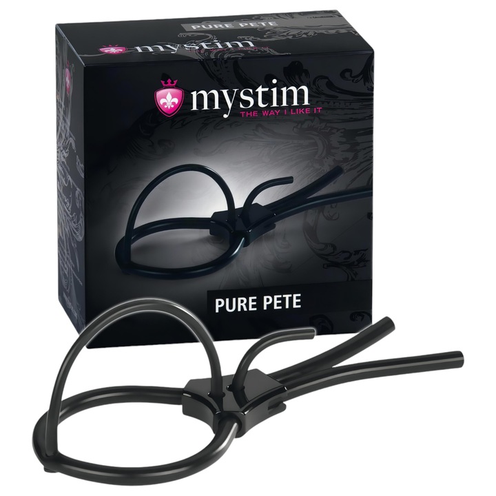 Stimulator electro gland Pure Pete, mystim, negru