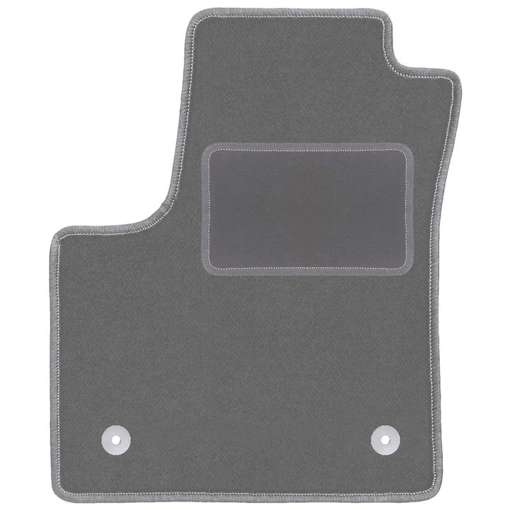 Covoras auto sofer din velur, pentru: Opel Meriva B (2010-2017) minivan grafit