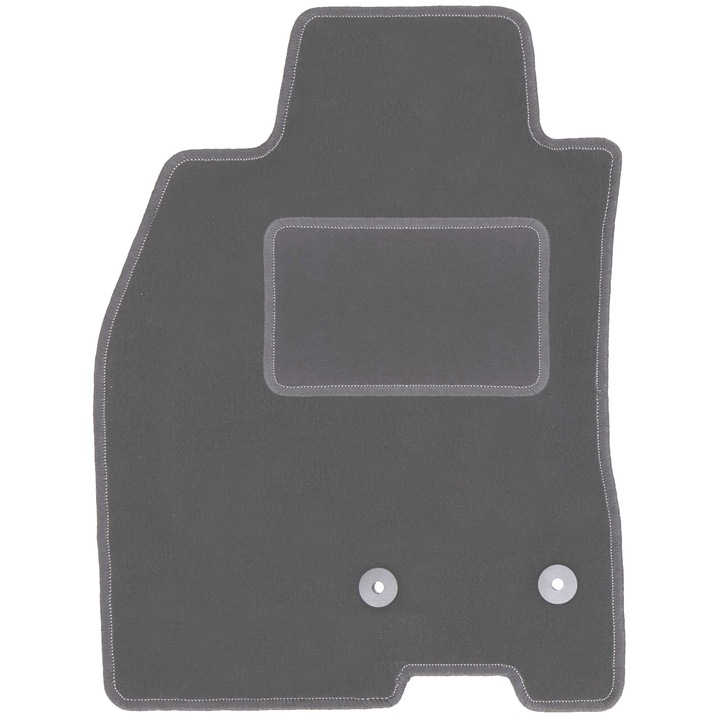Covoras auto sofer din velur, pentru: Renault Megane III (2008-2015) hatchback, coupe, grandtour, station wagon grafit