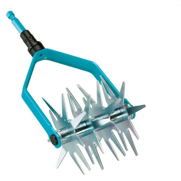 Afanator pentru sol combisystem, Gardena, stelat, fara coada, 14 cm