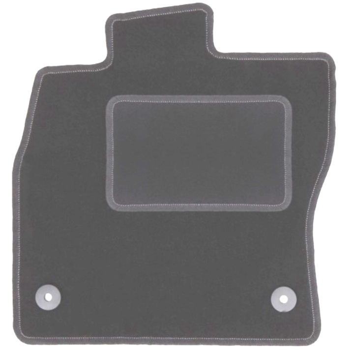 Covoras auto sofer din velur, pentru: Skoda Octavia III (2012-2020) liftback, sedan, varianta, kombi grafit