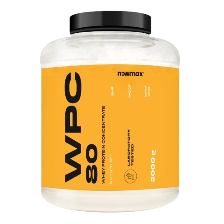 WPC 80 Whey Protein nowmax® 2000 g Vanilie