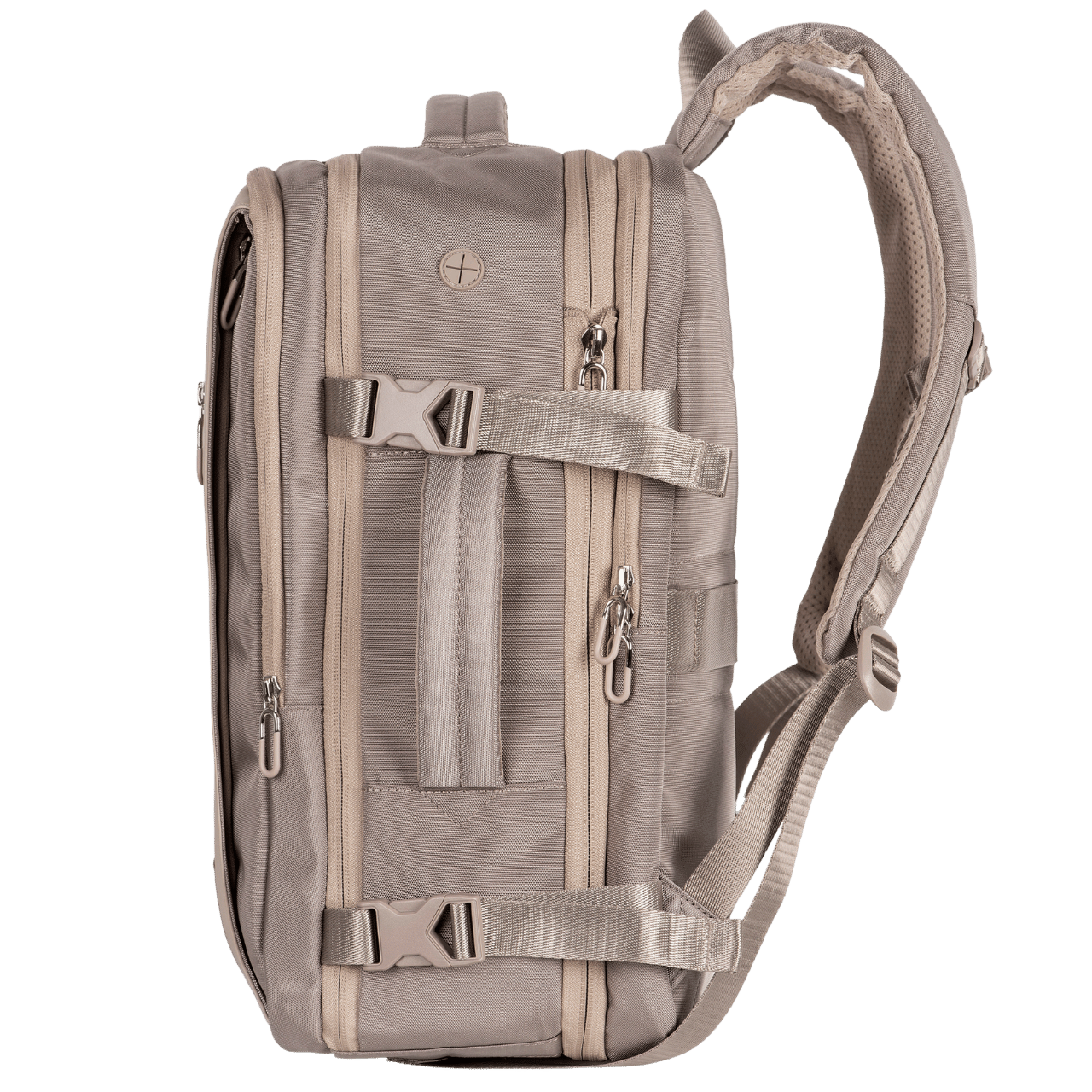 Rucsac multifunctional WINGS Skylark, extensibil, 15,6" pentru laptop, impermeabil, bej