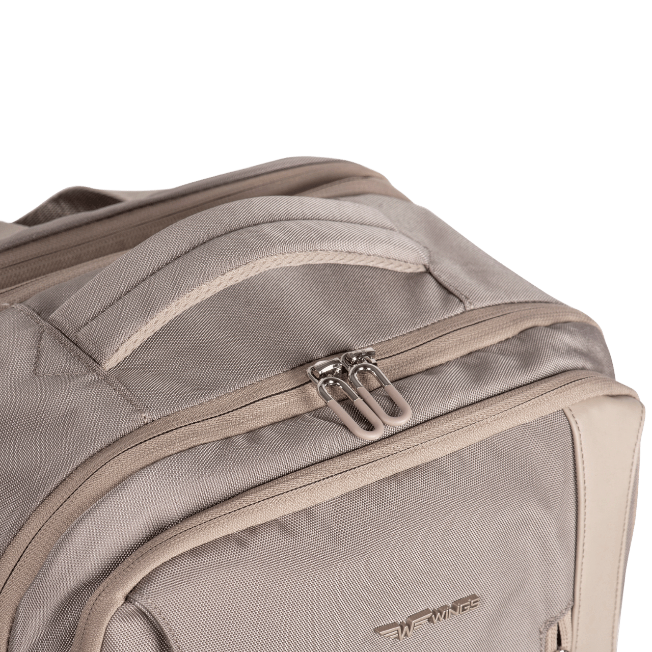 Rucsac multifunctional WINGS Skylark, extensibil, 15,6" pentru laptop, impermeabil, bej