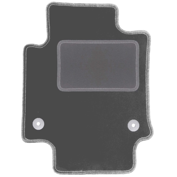 Covoras auto sofer din velur, pentru: Toyota RAV4 V (2019-) SUV grafit