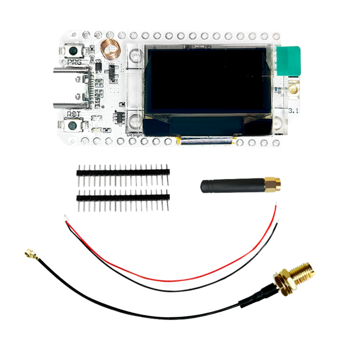 Платка за разработка WiFi LoRa 32 V3, ESP32-S3FN8, чип SX1262, интерфейс USB Type-C, Без корпус, 433MHZ, размери 50.2x25.5x10.2mm