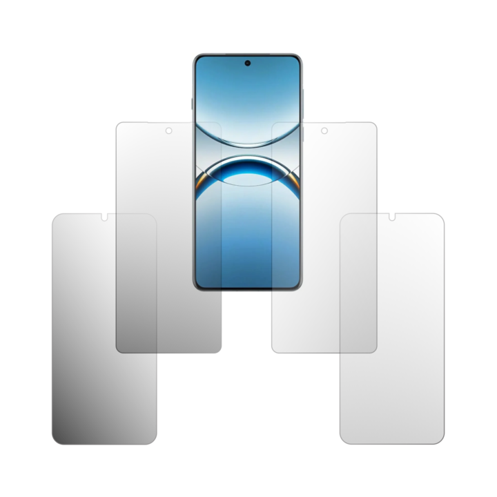 Set 4X Folie Protectie Ecran Folie24, pentru Oppo Find X8 Pro, 2X Ultra-Clear + 2X Mate, Acoperire Full-Display si Case-Friendly, Adezive, Flexibile cu Auto Regenerare