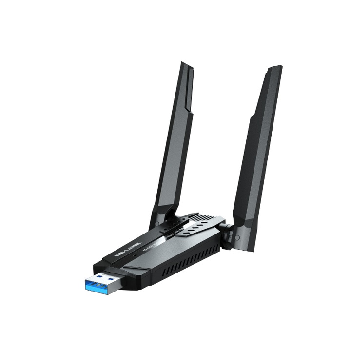 Adaptor wireless LB-LINK, Wi-Fi 6E Tri-Band, 5400 Mbps, USB 3.0