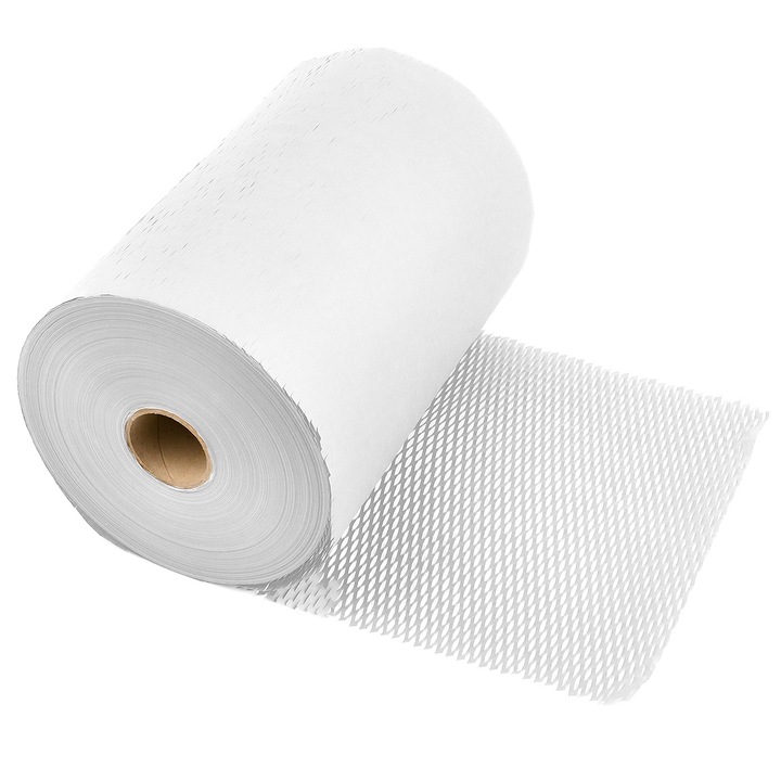 Bublaki, 30 cm, 100 m, 80g, fehér, méhsejt csomagolópapír