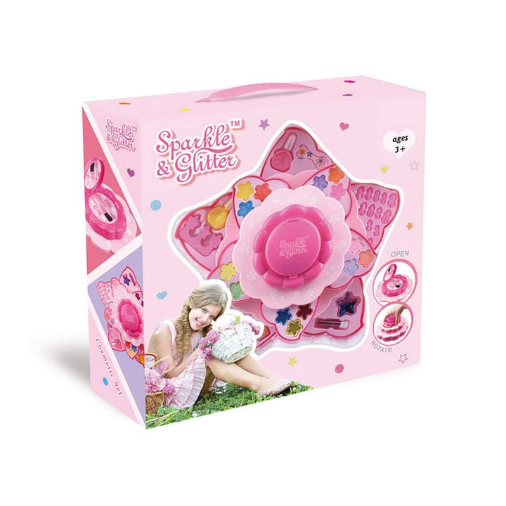 Комплект за красота Mega Creatice за момичета 37x37x11см