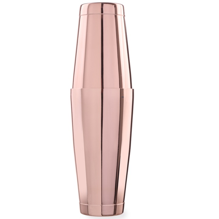 Shaker cocktail Hendi 2 piese, cupru, 600/800ml, 90x140mm/92x174mm