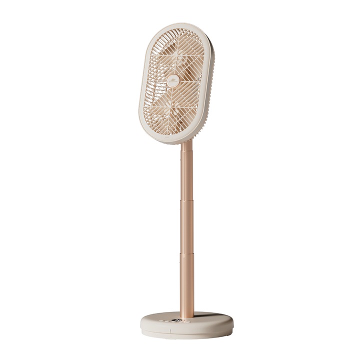 Ventilator portabil, Spacetronik, alb, 6 nivele putere