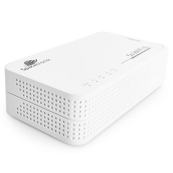 Безжичен рутер, Spacetronik, SP-RM50, WiFi 6, 5G, мобилен, с вградена батерия