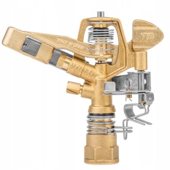 Aspersor rotativ din alama, Bradas, 35m, reglabil, 3/4"