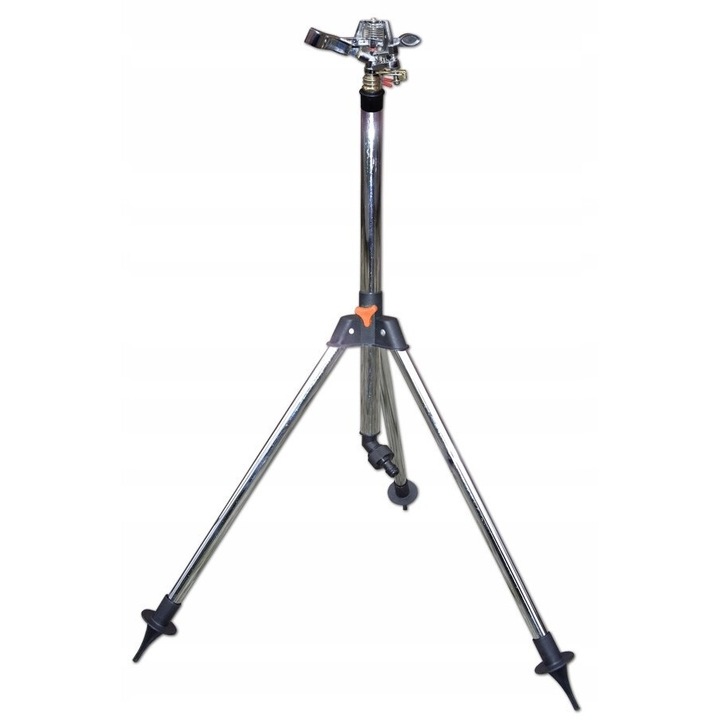 Регулируем импулсен разпръсквач на статив 90 см, BRADAS, месингови дръжки, монтаж на статив