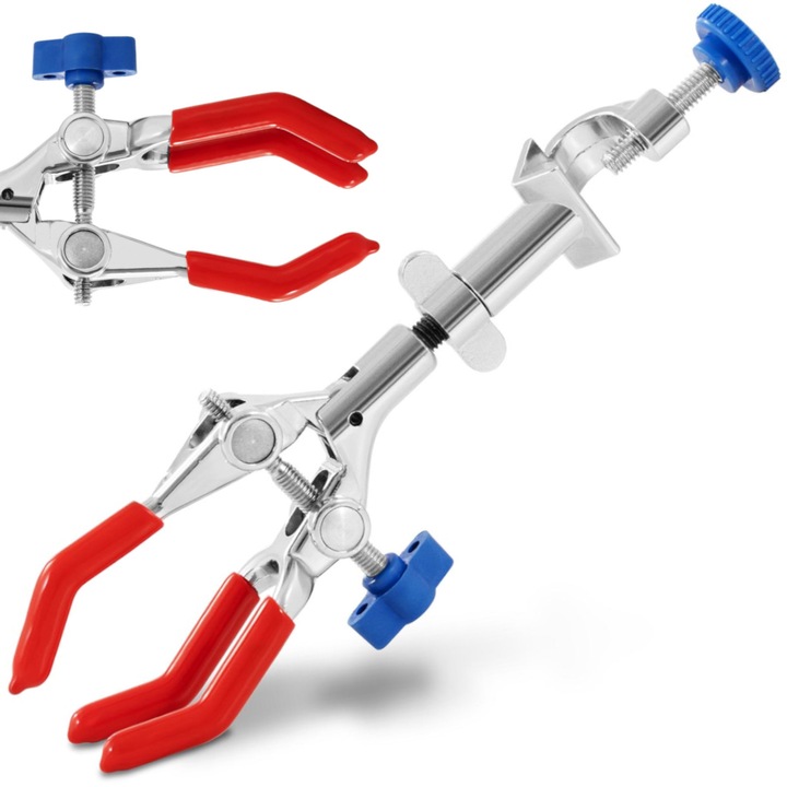 Steinberg Systems laboratóriumi fogó, SBS-LA-30 modell, 3 ujjú, PVC, 0-80 mm, 200 mm