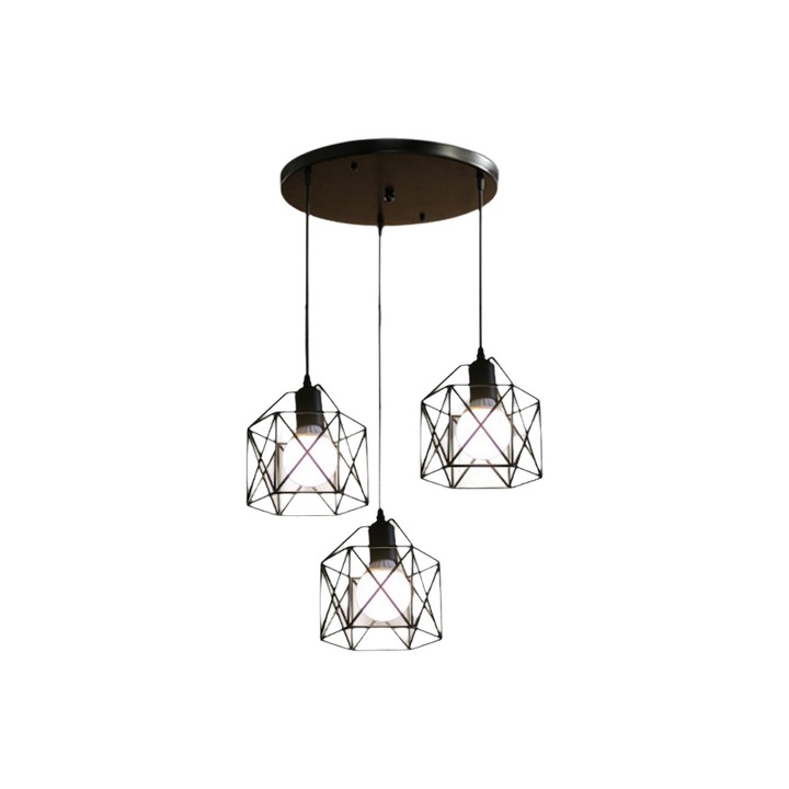 Полилей за ресторант, модерен минималистичен индустриален стил, ретро стил, креативна индивидуалност, бар, спалня, коридор, нощно шкафче, малък полилей