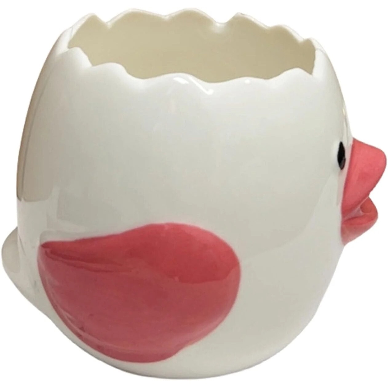 Pui Roz Separator de oua din ceramica, tip pui, galben/roz, 6.5x8cm, set - eMAG.ro