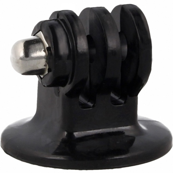 GoPro kameratartó, Hurtel, állvány adapter, 1/4", fekete, 30x27mm