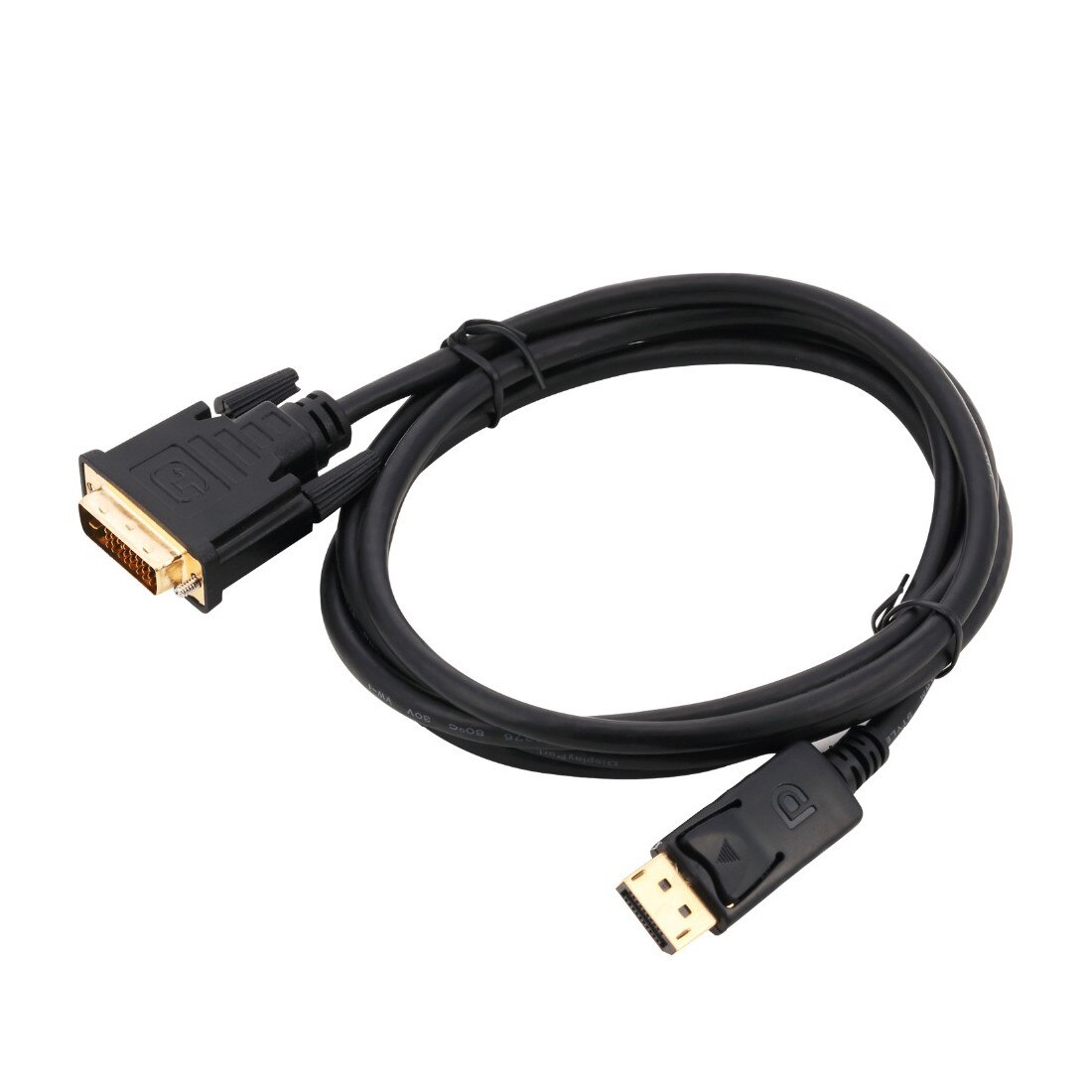 Cablu adaptor Displayport tata la DVI tata 24+1 HD 1080P 1.8M, negru