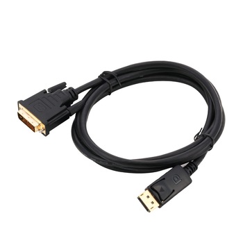 Cablu adaptor Displayport tata la DVI tata 24+1 HD 1080P 1.8M, negru Cablu adaptor Displayport tata la DVI tata 24+1 HD 1080P 1.8M, negru