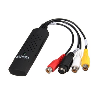 Placa Easycap pentru captura video si audio cu usb si 4 intrari video, negru Placa Easycap pentru captura video si audio cu usb si 4 intrari video, negru