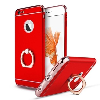 Husa Apple iPhone 7 Plus, MyStyle Elegance Luxury 3in1 Ring Red