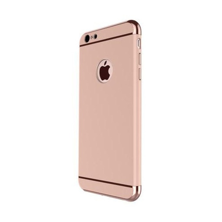 Калъф за Apple iPhone 6 Plus/6S Plus, MyStyle Elegance Luxury 3in1 Ring Rose-Gold