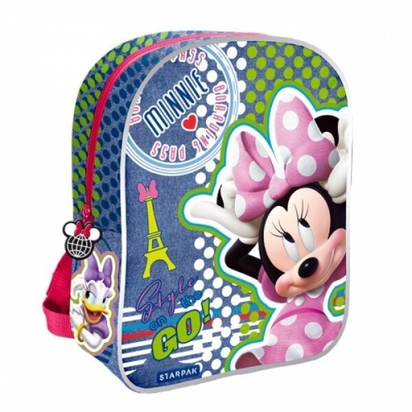 Ghiozdan gradinita Minnie Mouse Style on the Go Starpak