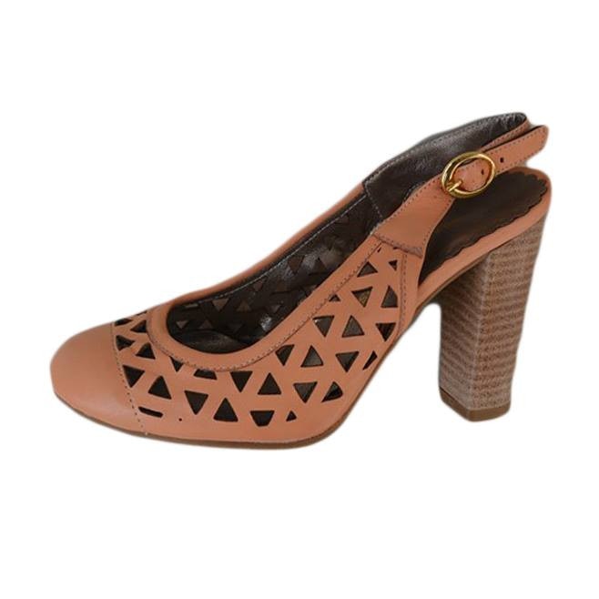Sandale de primavara-vara cu varf inchis, D&J Exclusive, Roz