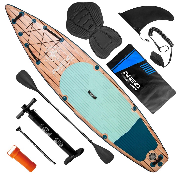 Neo-Sport SUP deszka, Reefbreak, 350x81x15cm, 14kg, tartozékokkal