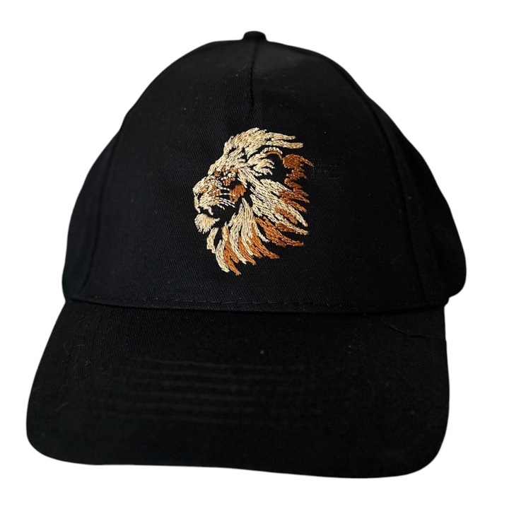 DKT-Malfini Lion csúcsos kalap, hímzés, fekete