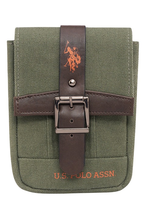 Чанта през рамо U.S. Polo Assn., Деним, Fern green
