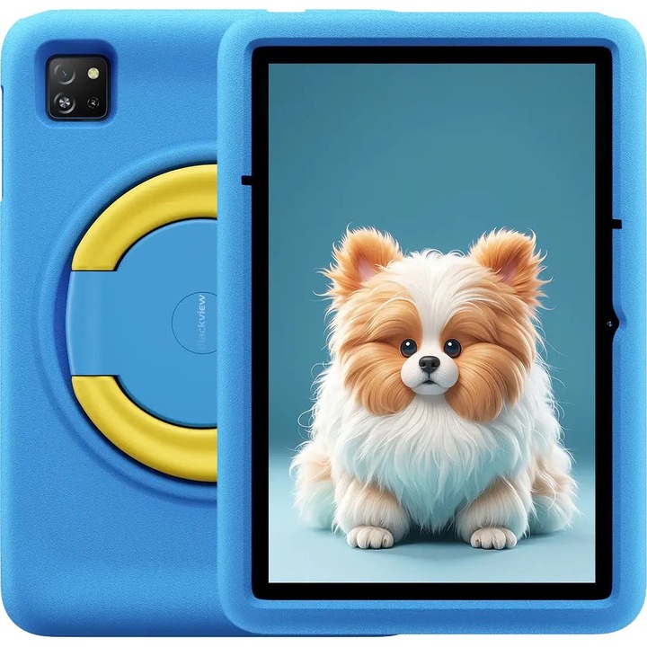 Таблет Blackview Tab A6 Kids, Ocean Blue с процесор 4x Cortex-A55 (1.8 GHz) + 4x Cortex-A55 (1.4 GHz), 4 GB, 128 GB, Android 14, Сив / Син