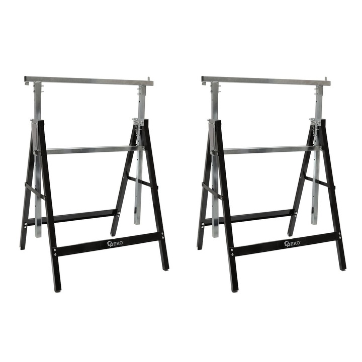 Работна подпорна стойка, Geko, С регулируема височина, 80-130 см, 2 бр