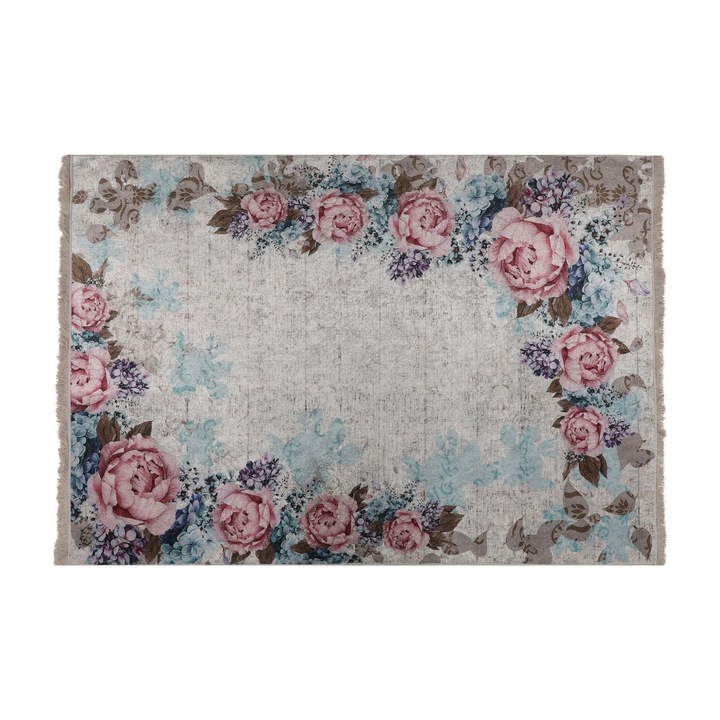 Covor ASR CRPT-149, poliester, forma dreptunghiulara 120x180 cm, multicolor