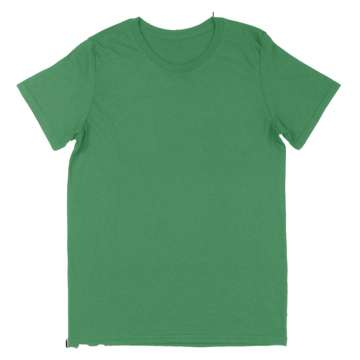 Дамска екипна фланелка, номерирана на гърба, номер 7, зелена, XS