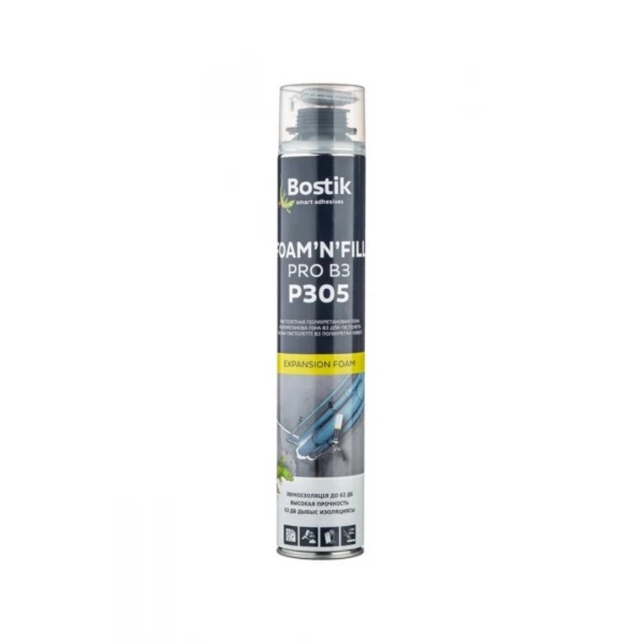 Spuma PU Pistol P305 Foam Fill Pro 750ml Bostik FAA – Izolatie Perfecta si Etansare Profesionala