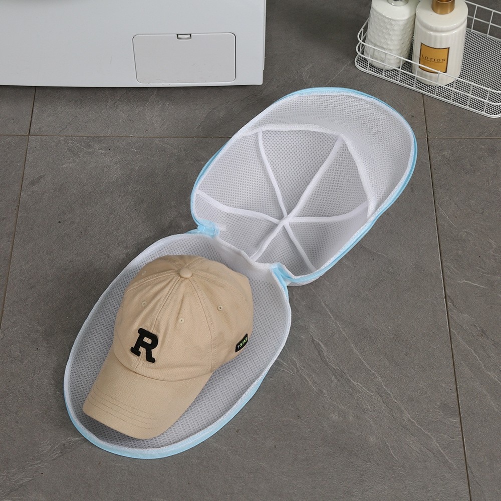 Husa de Spalare Sapca, pentru Masina de Spalat, din Poliester, Circumferinta 53 cm, cu Fermoar, cu S